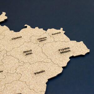 DUBLEZ | Korková mapa okresov Česka