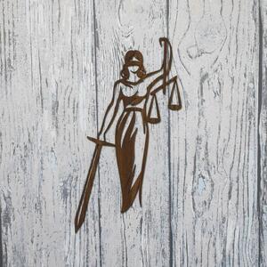 DUBLEZ | Drevená dekorácia na stenu - Bohyňa spravodlivosti