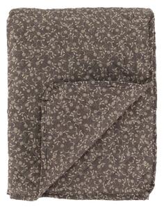 Šedý prehoz s kvetinami Aix Vintage Quilt - 130*180 cm - Chic Antique