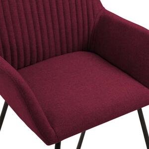 Jedálenské stoličky Molli, 2 ks, rôzne farby, bordové
