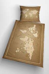 3d obliečky Continents bavlna 140x200 cm