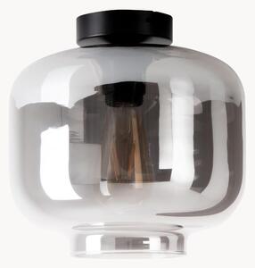 Malá stropná lampa zo zrkadlového skla Vaso