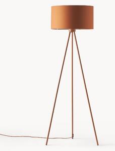 Stojacia tripod lampa s textilným tienidlom Cella