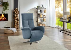 RELAXAČNÉ KRESLO, textil, svetlomodrá Sit & More - Online Only obývacie izby, Online Only