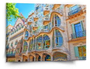 Sablio Obraz Barcelona Gaudi Casa Batllo 2 - 150x110 cm