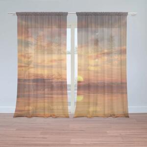 Sablio Záclony Oranžové slnko: 2ks 150x250cm