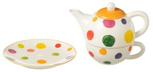 Set 2ks bielo-čierna miska so zlatými detailmi Hollywood - Ø 14*6 cm - J-Line by Jolipa