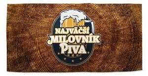 Sablio Uterák Najväčší milovník piva - 30x50 cm