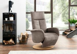 RELAXAČNÉ KRESLO, textil, sivohnedá Sit & More - Online Only obývacie izby, Online Only