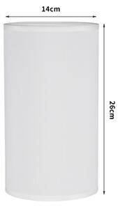Brilagi - Tienidlo pre stolnú lampu TABLON E27 pr. 14 cm biela