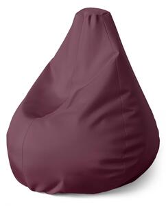 Sablio Sedací vak Pear Červenofialová - 70 x 95 x 15 cm