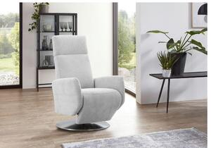 RELAXAČNÉ KRESLO, textil, svetlosivá Sit & More - Online Only obývacie izby, Online Only
