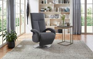 RELAXAČNÉ KRESLO, textil, modrosivá Sit & More - Online Only obývacie izby, Online Only
