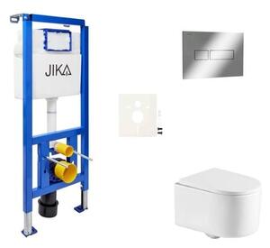 Závesný WC set do ľahkých stien / predstenová SAT SIKOJSREX72CR