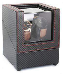 Automatický rotomat na 2 ks hodiniek, čierna farba