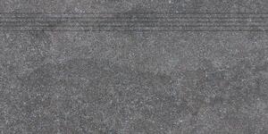 Schodovka Rako Kaamos čierna 30x60 cm mat DCPSE588.1