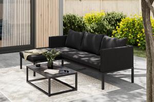 TERASOVÁ SEDACIA SÚPRAVA 3-dielne, kov, textil Ambia Garden - Online Only záhrada, Online Only