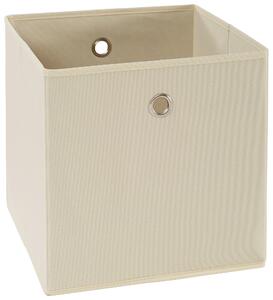 SKLADACÍ BOX, kov, textil, kartón, 32/32/32 cm Carryhome - Úložné boxy & dekoračné boxy