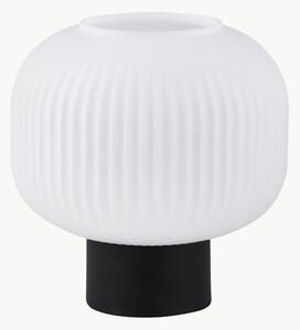 Malá nočná lampa z opálového skla Charles
