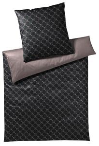 OBOJSTRANNÁ POSTEĽNÁ BIELIZEŇ, makosatén, hnedá, čierna, 155/220 cm Joop! - Online Only bytové doplnky, Online Only