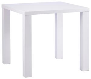 JEDÁLENSKÝ STÔL, biela s vysokým leskom, 80/80/75 cm P & B - Stoly, Online Only