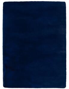Flair Rugs, Kusový koberec Ivy Faux Fur Navy, 120x170, modrá, obývacia izba