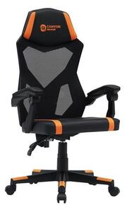 Canyon Flow CNE-MCH01 - Ergonomické herné kreslo čierno-oranžové