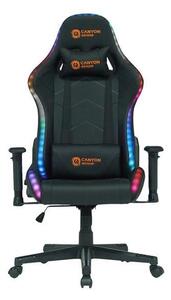 Canyon Irida CNS-RGBCH03 - Herné kreslo s RGB podsvietením čierne