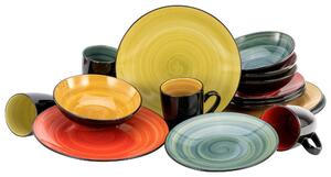 KOMBINOVANÝ SERVIS, 16-dielne, kamenina Creatable - Online Only bytové doplnky, Online Only