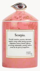 Ručne vyrobená vonná sviečka Scorpio (čierna ríbezľa a biele pižmo)