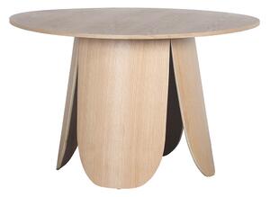 MUZZA Jedálenský stôl jardyn Ø 120 cm hnedý