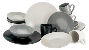 KOMBINOVANÝ SERVIS, 16-dielne, kamenina Creatable - Online Only bytové doplnky, Online Only