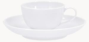 Ručne vyrobené porcelánové šálky na espresso's podšálkami Urbino, 2 ks