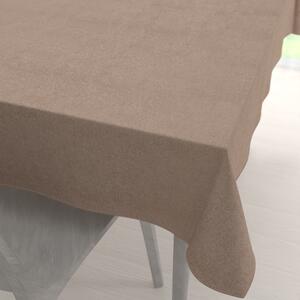 Biante Obdĺžnikový obrus/imitácia brúsenej kože Alcantara ALC-006 Béžový 50x100 cm
