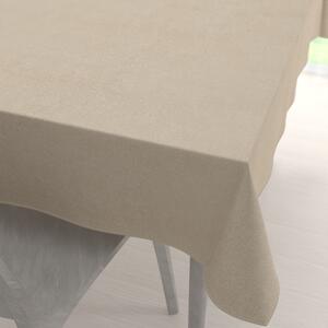 Biante Obdĺžnikový obrus/imitácia brúsenej kože Alcantara ALC-007 Krémovo béžový 140x200 cm