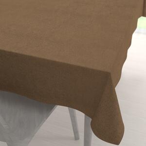 Biante Obdĺžnikový obrus/imitácia brúsenej kože Alcantara ALC-015 Svetlo hnedý 50x100 cm