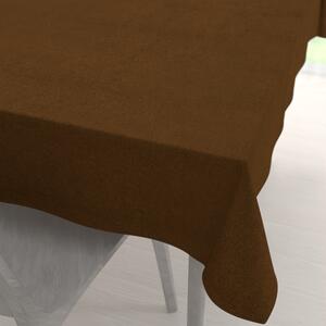 Biante Obdĺžnikový obrus/imitácia brúsenej kože Alcantara ALC-017 Hnedý hrdzavý 80x120 cm