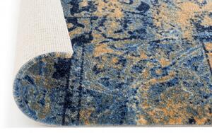 Metrážny koberec GRANDE RETRO modrý