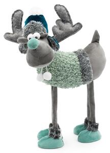 VIANOČNÁ FIGÚRKA REINDEER 43 CM VIACFAREBNÁ