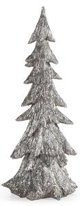 DEKORAČNÁ SOŠKA PINE 18X44 CM STRIEBORNÁ