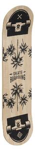 Drevená dekorácia na stenu Skateboard 80x20 cm