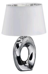 Stolná lampa Taba 33 cm, chrómová