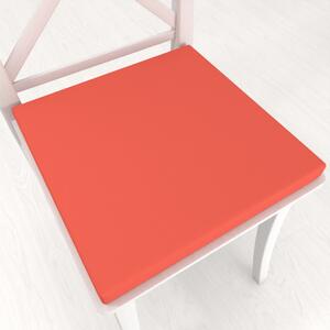 Biante Štvorcový podsedák Rongo RG-037 Koralový - 38x38x3 cm