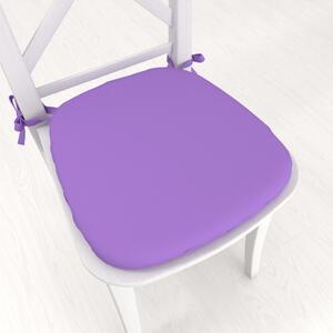 Biante Oblý podsedák Rongo RG-038 Svetlo fialový - 39x37x3 cm