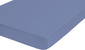 Napínacie prestieradlo Jersey Castell 180x200 cm, modré