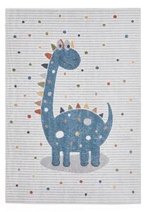 Modro-svetlosivý detský koberec 120x170 cm Vida Kids Dinosaur – Think Rugs
