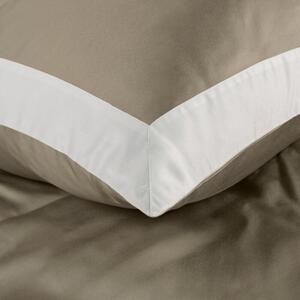 Dekorstudio Exkluzívne posteľné obliečky LAURA - tmavobéžové Rozmer posteľných obliečok: Šírka x Dĺžka: 220x200cm + 2 ks 70x80 cm
