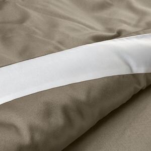 Dekorstudio Exkluzívne posteľné obliečky LAURA - tmavobéžové Rozmer posteľných obliečok: Šírka x Dĺžka: 220x200cm + 2 ks 70x80 cm
