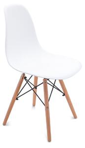 Bestent Jedálenská stolička biela škandinávsky štýl Classic