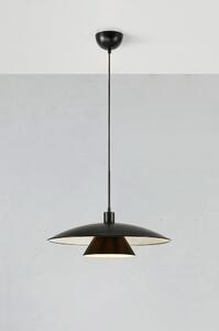 Čierne závesné svietidlo s kovovým tienidlom ø 50 cm Millinge - Markslöjd